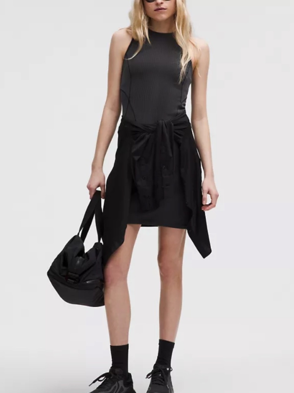 Lululemon Ribbed Softstreme Slim-Fit Tank Dress
